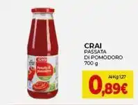 Crai CRAI PASSATA DI POMODORO offerta