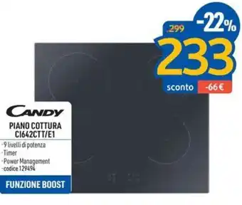 FreeShop CANDY PIANO COTTURA CI642CTT/E1 offerta
