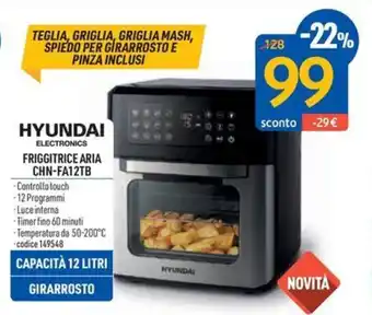 HYUNDAI FRIGGITRICE ARIA CHN-FA12TB