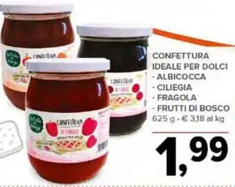 Todis CONFETTURA IDEALE PER DOLCI - ALBICOCCA - CILIEGIA - FRAGOLA - FRUTTI DI BOSCO 625 g offerta