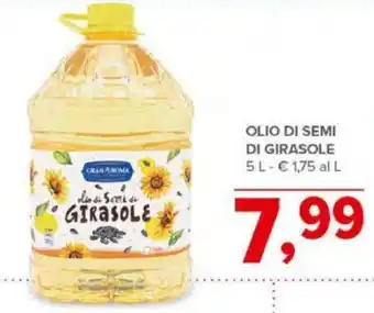 Todis OLIO DI SEMI DI GIRASOLE 5 L offerta
