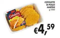Coal COTOLETTE DI POLLO MARTINI g 1000 offerta