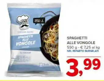 Todis SPAGHETTI ALLE VONGOLE 550 g offerta
