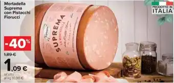 Mortadella Suprema con Pistacchi Fiorucci