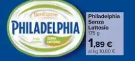 Carrefour Market Philadelphia Senza Lattosio offerta