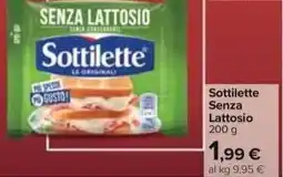 Carrefour Market Sottilette Senza Lattosio 200 g offerta