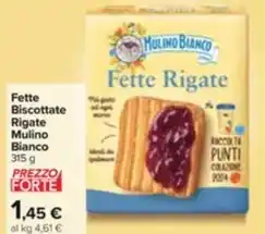 Carrefour Market Fette Biscottate Rigate Mulino Bianco offerta