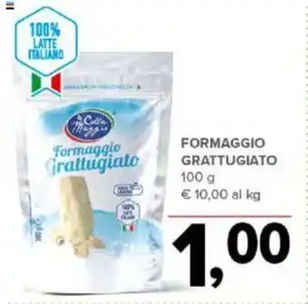 Todis FORMAGGIO GRATTUGIATO 100 g offerta