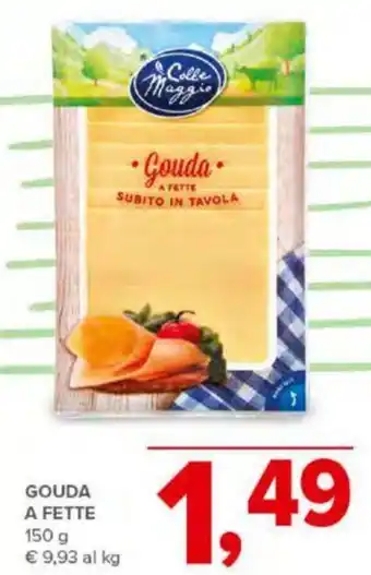 Todis GOUDA A FETTE 150 g offerta