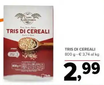 Todis TRIS DI CEREALI 800 g offerta