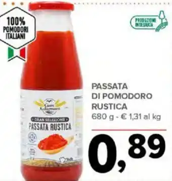 Todis PASSATA DI POMODORO RUSTICA 680 g offerta