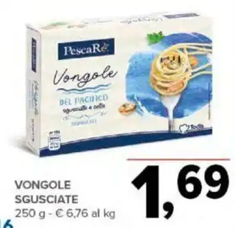 Todis VONGOLE SGUSCIATE 250 g offerta