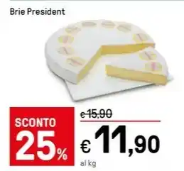 Iper La Grande Brie President offerta