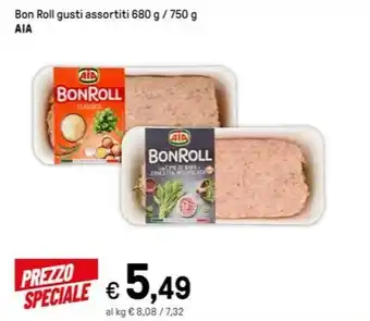 Iper La Grande Bon Roll gusti assortiti 680 g / 750 g AIA offerta