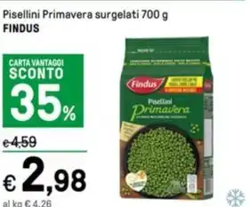 Iper La Grande Pisellini Primavera surgelati 700 g FINDUS offerta