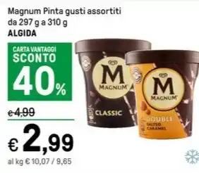 Iper La Grande Magnum Pinta gusti assortiti da 297 g a 310 g ALGIDA offerta