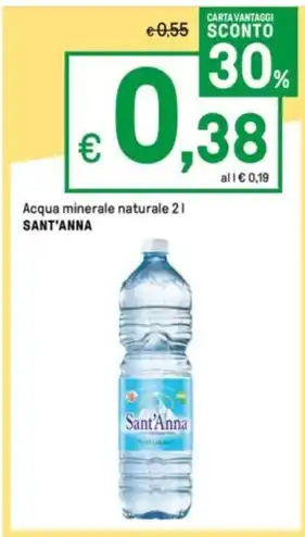 Iper La Grande Acqua minerale naturale 2 l SANT'ANNA offerta