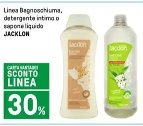 Iper La Grande Linea Bagnoschiuma, detergente intimo o sapone liquido JACKLON offerta