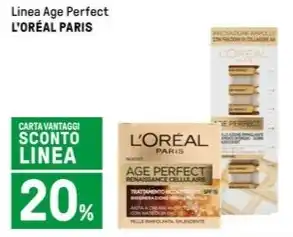 Iper La Grande Linea Age Perfect L'ORÉAL PARIS offerta
