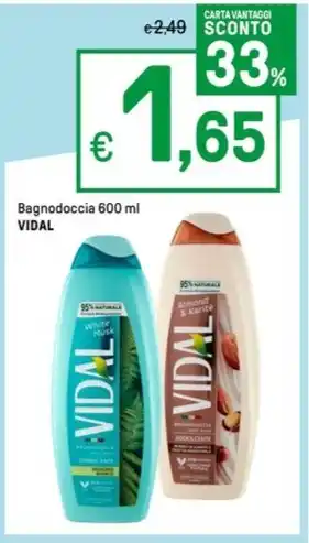 Iper La Grande Bagnodoccia 600 ml VIDAL offerta