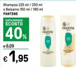 Iper La Grande Shampoo 225 ml / 250 ml o Balsamo 150 ml / 180 ml PANTENE offerta