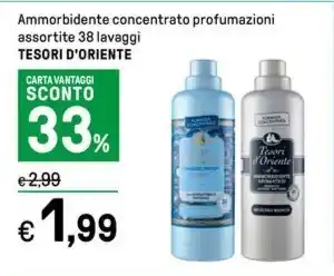 Ammorbidente concentrato profumazioni assortite 38 lavaggi TESORI D'ORIENTE