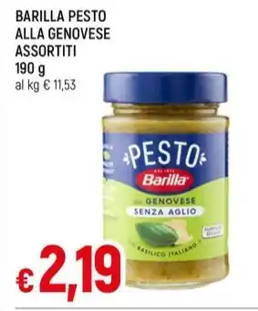 Famila Superstore BARILLA PESTO ALLA GENOVESE ASSORTITI 190 g offerta