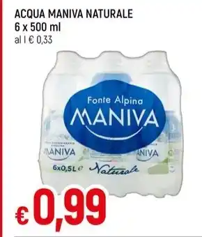 Famila Superstore ACQUA MANIVA NATURALE offerta