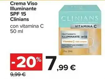Carrefour Clinians Crema viso offerta