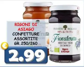 RIGONI DI ASIAGO CONFETTURE ASSORTITE GR. 250/260