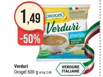 Supermercati Gulliver Orogel Verduri offerta