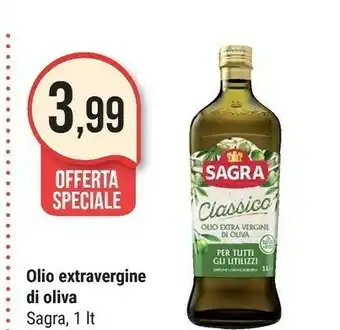 Supermercati Gulliver Sagra Oro - Olio Extravergine Di Oliva 1000 G(ml) offerta