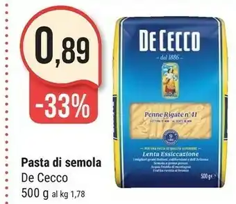 Supermercati Gulliver De Cecco Pasta Di Semola offerta