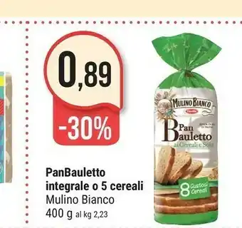 Supermercati Gulliver Mulino Bianco Pan Bauletto Ai Cereali E Soia 400 G(ml) offerta