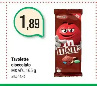 Supermercati Gulliver M&M's Tavolette Cioccolato offerta