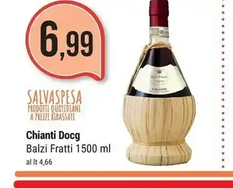 Supermercati Gulliver Balzi Fratti Chianti Docg 1500 Ml offerta