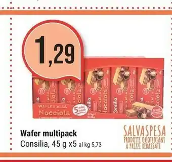 Supermercati Gulliver Consilia Wafer Multipack offerta