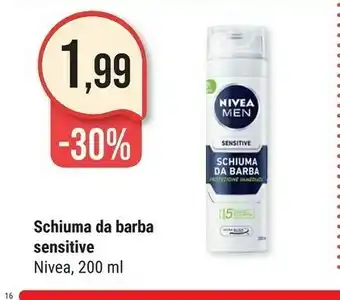 Supermercati Gulliver Nivea Schiuma Da Barba Sensitive offerta