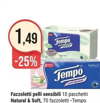 Supermercati Gulliver Tempo Fazzoletti offerta