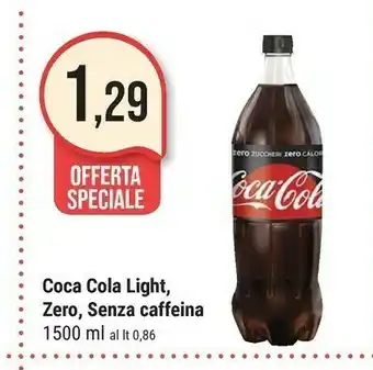Supermercati Gulliver Coca-Cola - Coca-Cola Zero 1500 G(ml) offerta