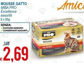 MD Discount Miba Pro Excellence Mousse Gatto offerta