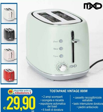 MD Discount MD Tostapane Vintage offerta