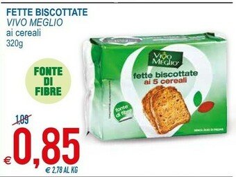 MD Discount Vivo Meglio - Fette Biscottate Di 5 Cereali 320 G(ml) offerta
