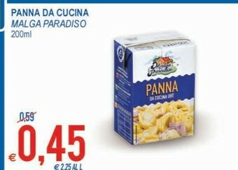 MD Discount Malga Paradiso Panna Da Cucina 200 G(ml) offerta
