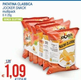 MD Discount Jocker Patatina Classica Snack Multipack offerta