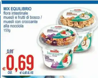 MD Discount Milk Mix Equilibrio Flora Intestinale Muesli E Frutti Di Bosco offerta