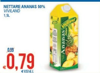 MD Discount Viviland Nettare Ananas 50% offerta