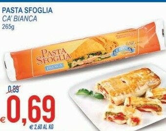 MD Discount Ca' Bianca Pasta Sfoglia offerta