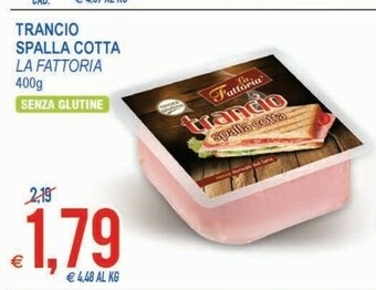 MD Discount La Fattoria Trancio Spalla Cotta offerta