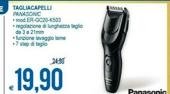 MD Discount Panasonic Tagliacapelli Gc20-k503 offerta
